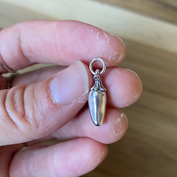 James Avery Rare Retired jalapeño Sterling Silver Charm - Picture 2 of 8